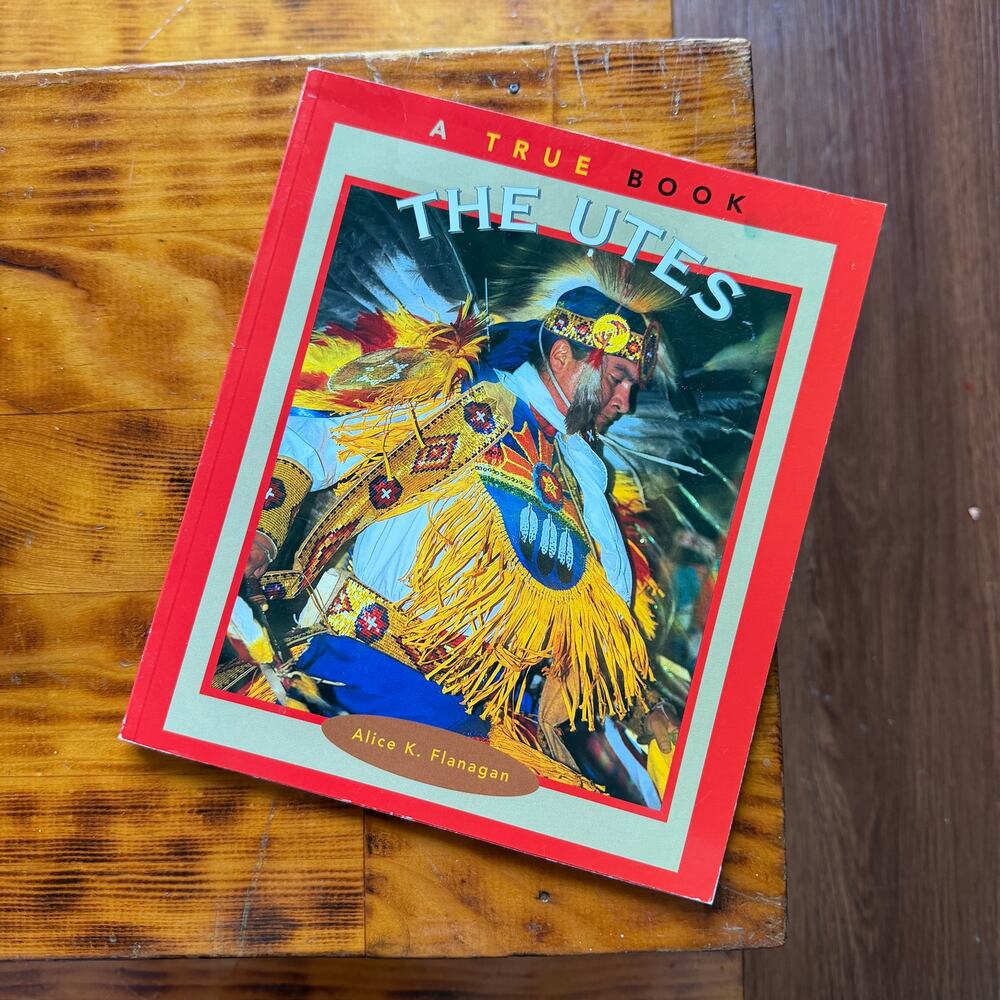 Vintage 1998 A True Book: The Utes Native American Paperback Book
